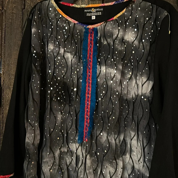 MAAHI & SHELLY NWOT Tunic Black Unique Size 20 - Picture 2 of 6